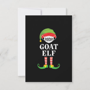 Goat Elf Matching kerstgroep Pjs Family RSVP Kaartje
