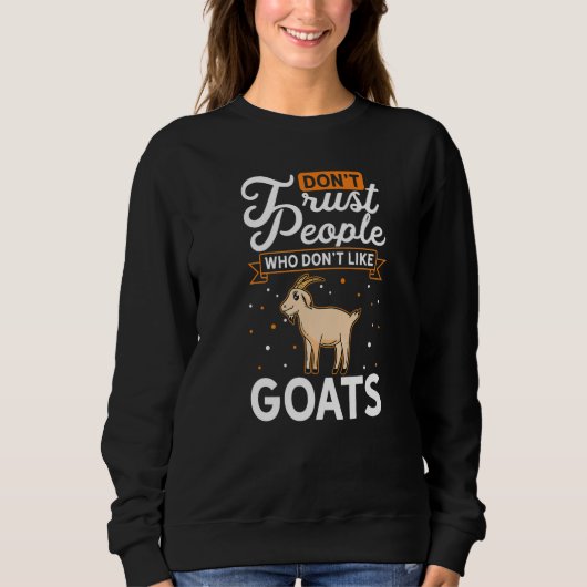 Goat Farmer Goat Keeper Goatherd   Trui (Voorkant)