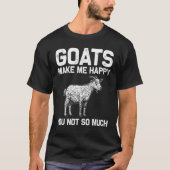 Goat For Men Women Goat Farmers Animal Farming T-shirt (Voorkant)
