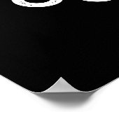 Goat Forth Young Man Funny Animal Pun Dark BG Poster (Hoek)