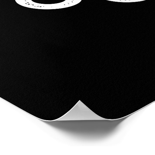 Goat Forth Young Man Funny Animal Pun Dark BG Poster (Hoek)