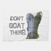 Goat: "GA ER NIET!" keukenhanddoek (Horizontaal)