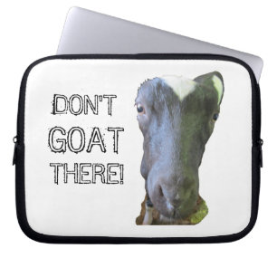Goat: "GA ER NIET!" Laptop Sleeve