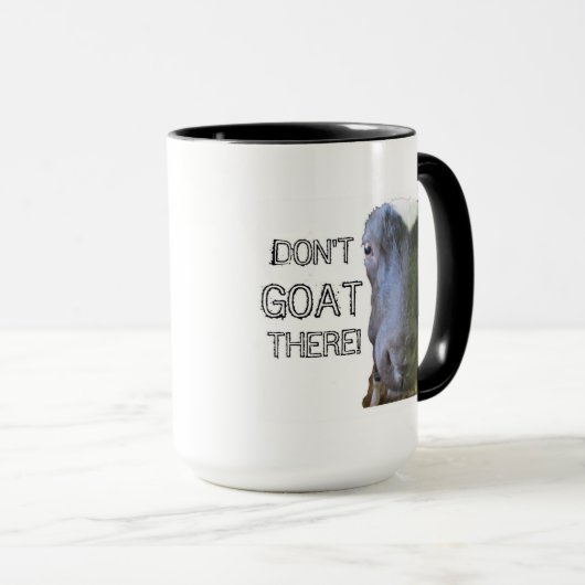 Goat: "GA ER NIET!" Mok (Voorkant rechts)