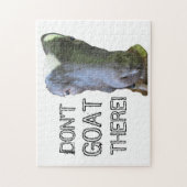 Goat: "GA ER NIET!" Puzzle Legpuzzel (Verticaal)