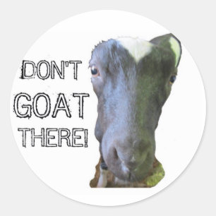 Goat: "GA ER NIET!" Stickers - set van 20