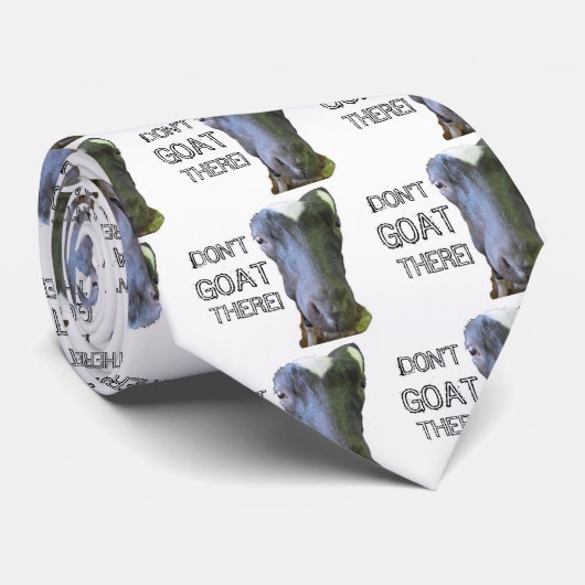 Goat: "GA ER NIET!" Stropdas (Opgerold)