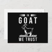 Goat Gezegde Funny Briefkaart (Voorkant / Achterkant)