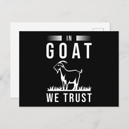 Goat Gezegde Funny Briefkaart (Voorkant / Achterkant)