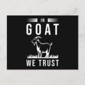 Goat Gezegde Funny Briefkaart (Voorkant)