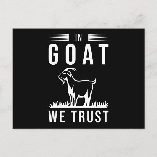 Goat Gezegde Funny Briefkaart (Voorkant)