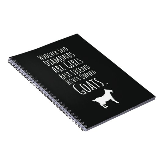 Goat Gifts For Her Girl Farm Women Farmer Notitieboek (Rechterzijde)