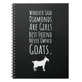 Goat Gifts For Her Girl Farm Women Farmer Notitieboek