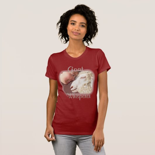 Goat Gifts Goat Whisperer T-shirt (Voorkant volledig)