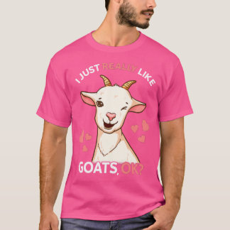 Goat Girl, ik hou echt van geiten. T-shirt