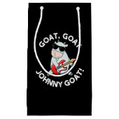 Goat Goat Johnny Goat Funny Animal Pun Dark BG Klein Cadeauzakje (Voorkant)