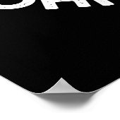 Goat Goat Johnny Goat Funny Animal Pun Dark BG Poster (Hoek)