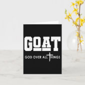 Goat God over alles wat Christelijk is Kaart (Gele Bloem)