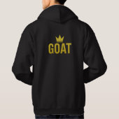 GOAT Gold Crown Minimalist Hoodie (Achterkant)