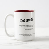 Goat Gothic Mok - grappige bokken bij elke beker! (Links)