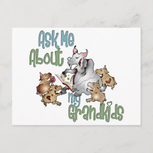 Goat Grand Kinder - Grandma Briefkaart