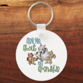 Goat Grand Kinder - Grandma Sleutelhanger (Voorkant)