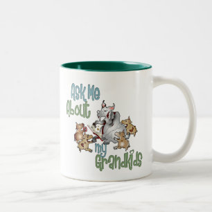Goat Grand Kinder - Grandma Tweekleurige Koffiemok