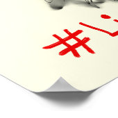 Goat grappig gezegde Livin La Vida Goata Poster (Hoek)