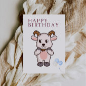 Goat, Grappige Verjaardag Kaart