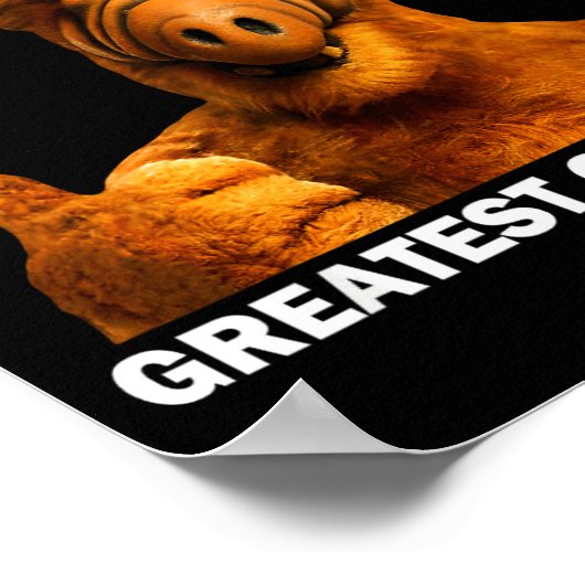 Goat Greatest Of All Time Funny Meme  Poster (Hoek)