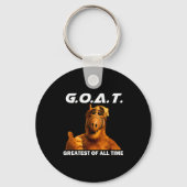 Goat Greatest Of All Time Funny Meme  Sleutelhanger (Voorkant)