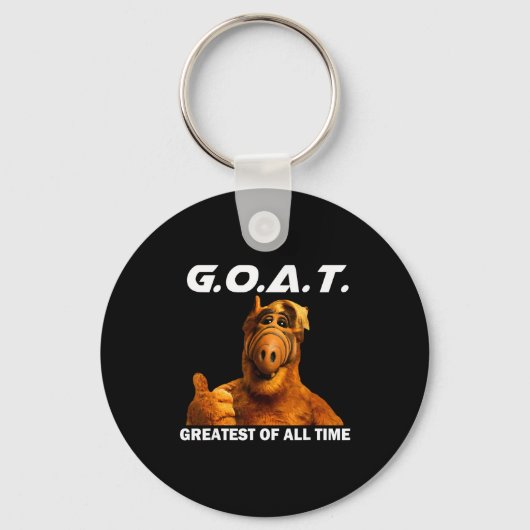 Goat Greatest Of All Time Funny Meme  Sleutelhanger (Voorkant)