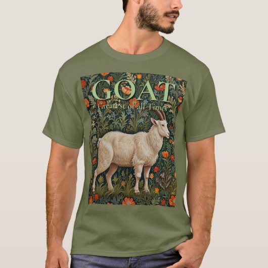 GOAT Greatest of all Time T-shirt (Voorkant)