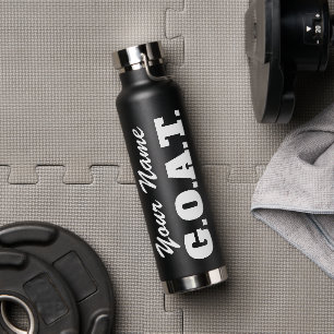 GOAT Grootste aller tijden gepersonaliseerd Waterfles