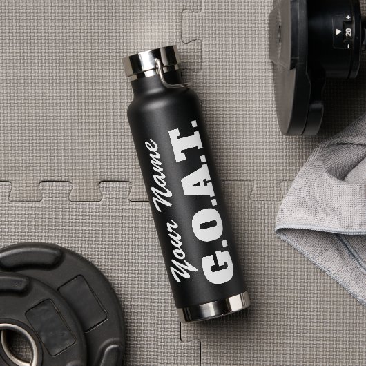 GOAT Grootste aller tijden gepersonaliseerd Waterfles (Gym)
