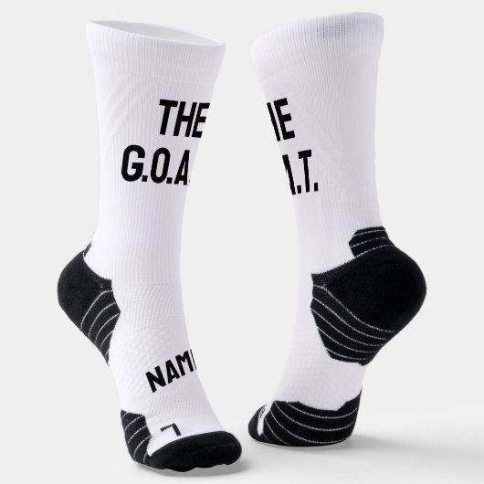 GOAT Grootste Aller Tijden grap personalized sport Sokken (Gebogen)