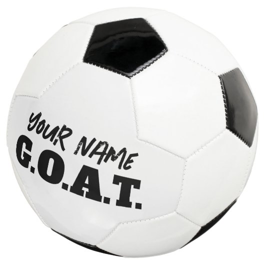 GOAT GROOTSTE cadeau voor voetbalspelers Voetbal (Drie kwart)