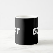 GOAT - Grootste van alle tijden Bold Typography De Koffiemok (Center)