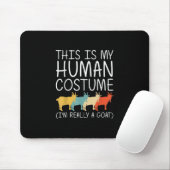 Goat Halloween Human Costume Muismat (Met muis)