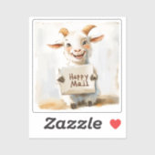 Goat, Happy Mail, Sticker (Vel)