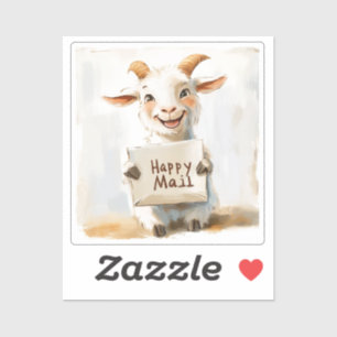 Goat, Happy Mail, Sticker