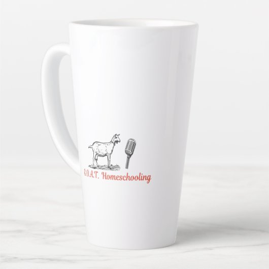 GOAT Homescholing Podcast Mok, 17oz Latte Mok (Linkerhoek)