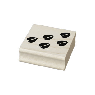 Goat Hoof Prints Rubberstempel