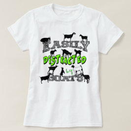 GOAT-HUMOR | Eenvoudig verstoord door geiten T-shirt