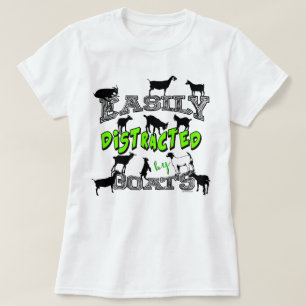 GOAT-HUMOR   Eenvoudig verstoord door geiten T-shirt