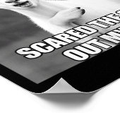 Goat I Almost Gave A For Funny Farm Animal Meme  Poster (Hoek)