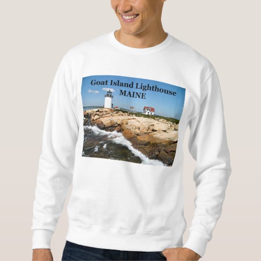 Goat Island Lighthouse, Maine Sweatshirt (Voorkant)