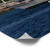 Goat Island Lighthouse-Newport, Rhode Island Poster (Hoek)