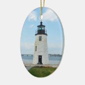 Goat Island Lighthouse Ornament (Links)