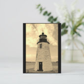 Goat Island Lighthouse post card Newport, RI Briefkaart (Staand voorkant)